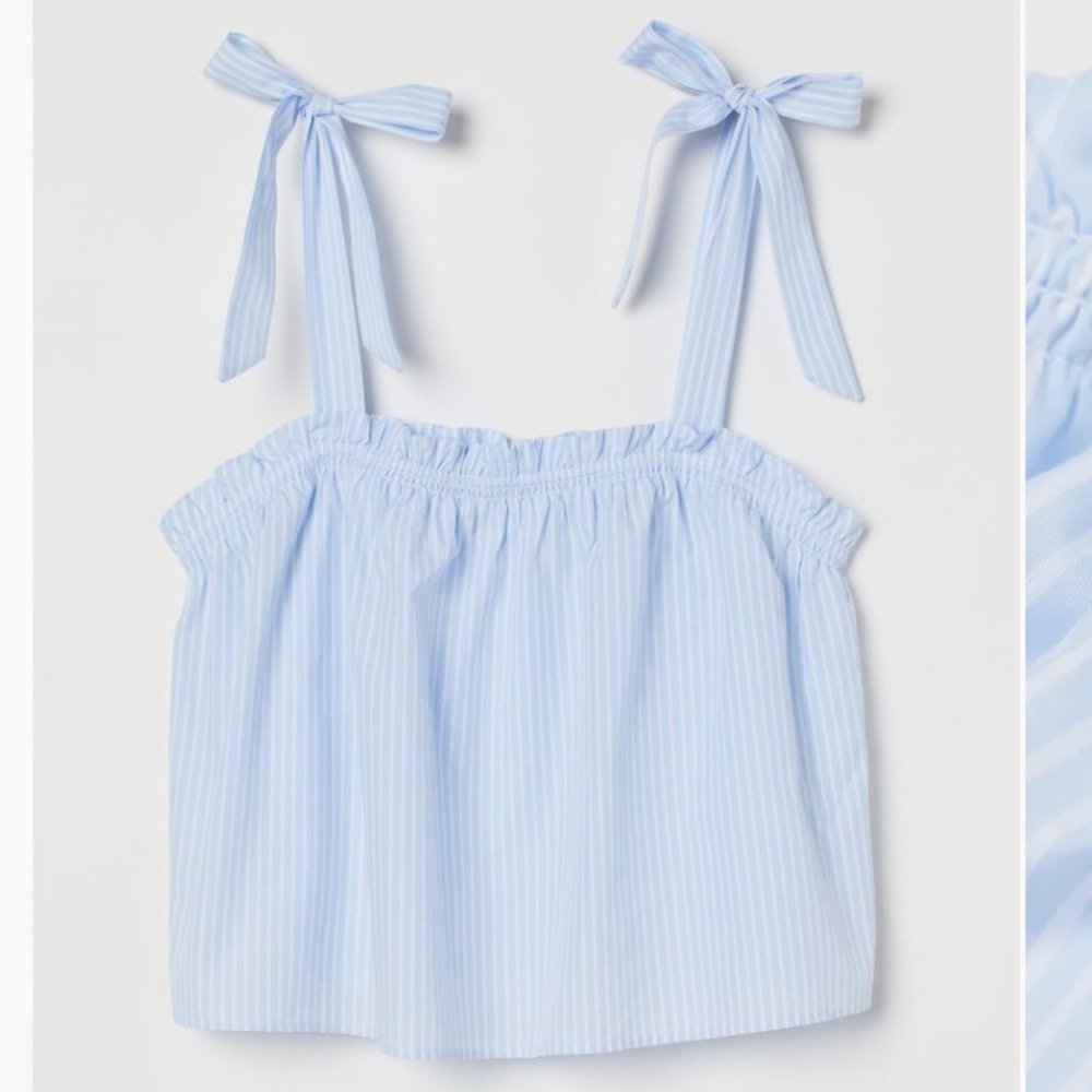 H&M Strappy Striped Top